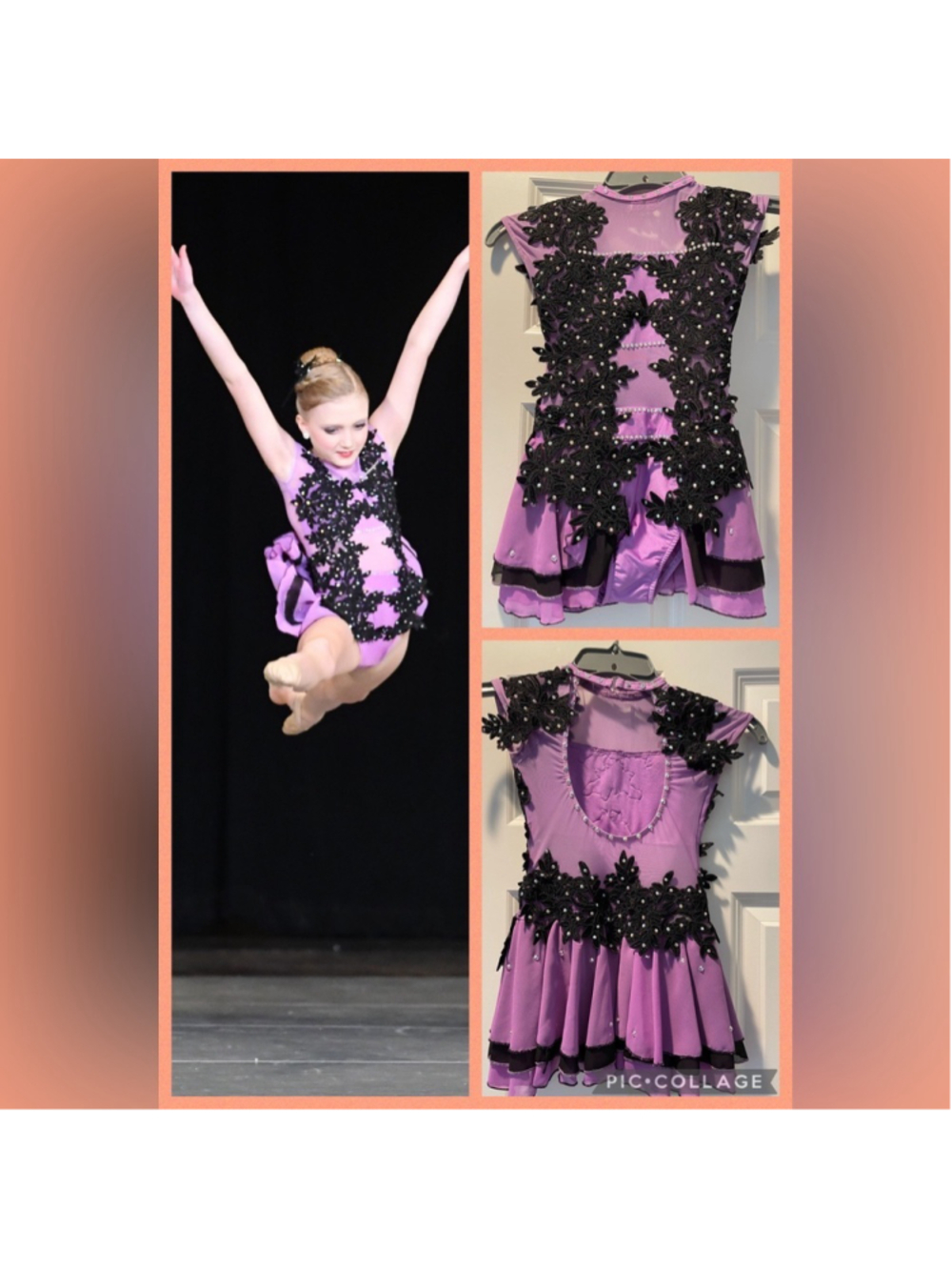 Glamour Dance costume, Size Medium Child